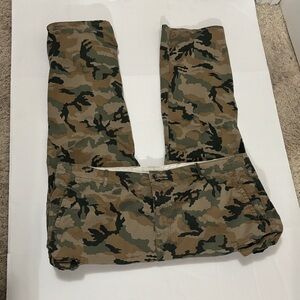 100% Cotton Men's White Tab Levi’s Big/Tall Camo Cargo Pant 48x34 Hunting Army
